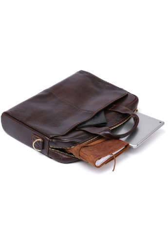 Чоловіча шкіряна сумка-портфель 38х26х8 см Vintage (253490534)