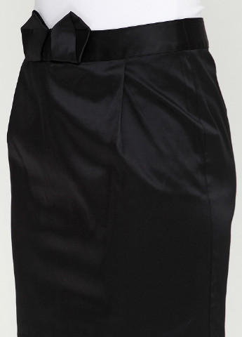 Черная кэжуал однотонная юбка Vila