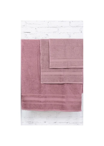Полотенце MirSon набор банных №5083 Elite SoftNess Violet 50х90, 70х140, 100х (2200003182897) No Brand фиолетовый