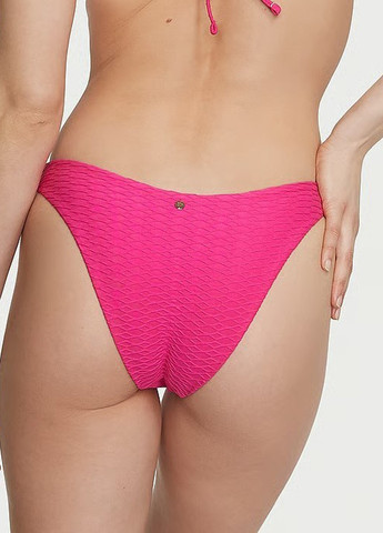 Розовый летний купальник (лиф, трусики) бандо, раздельный Victoria's Secret