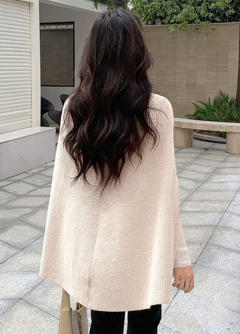 Кремовый демисезонный свитер SHEIN