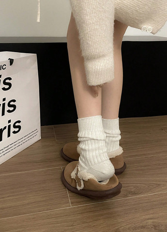 SHEIN Туфли темно-бежевый з текстиль, китай — демисезон (364099615)