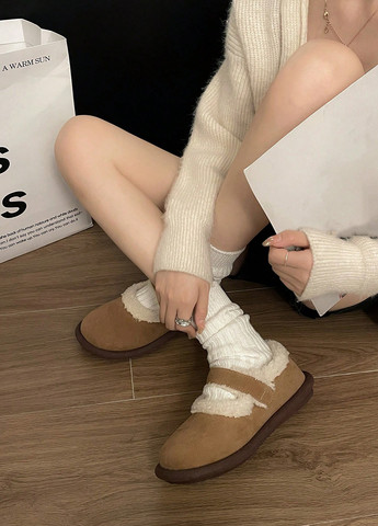 SHEIN Туфли темно-бежевый з текстиль, китай — демисезон (364099615)