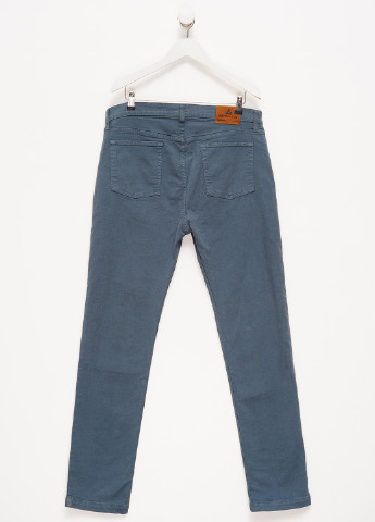 Серо-голубые демисезонные прямые джинсы American Giant