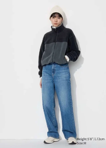 Комбинированная демисезонная куртка Uniqlo
