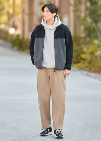 Комбинированная демисезонная куртка Uniqlo