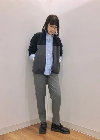 Комбинированная демисезонная куртка Uniqlo