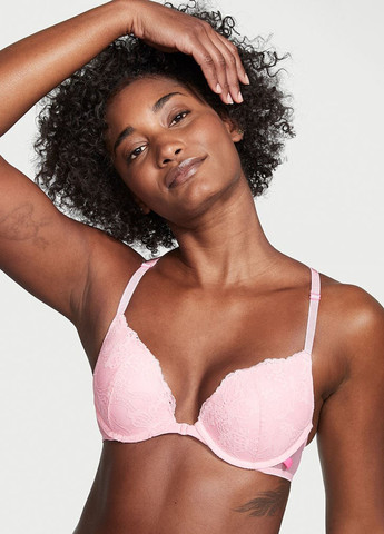 Светло-розовый демисезонный комплект (бюстгальтер, трусики) Victoria's Secret