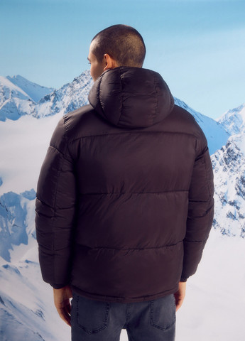 Темно-коричнева зимня куртка Springfield