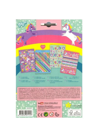 Набір для творчості Єдиноріг 400 стікерів (71117) Totum (254069240)