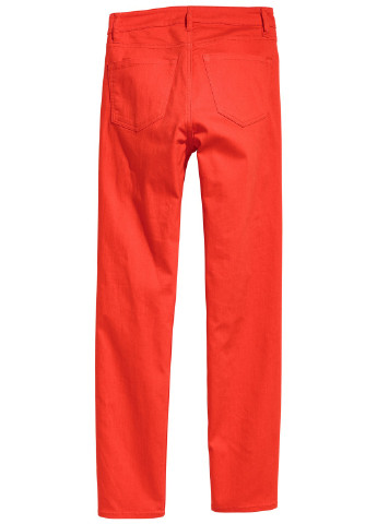 Оранжевые демисезонные джинсы H&M