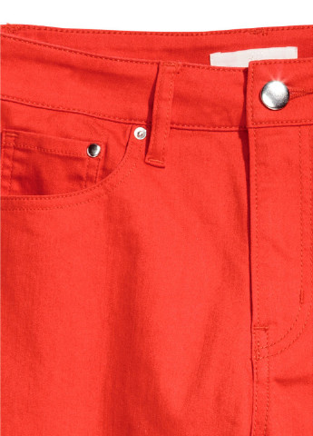 Оранжевые демисезонные джинсы H&M