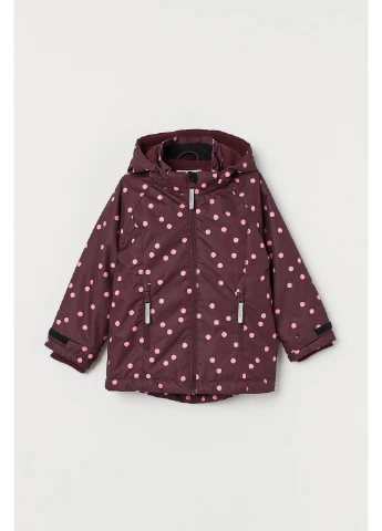 Бордовая демисезонная куртка H&M