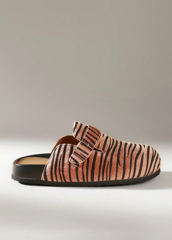 Коричневые туфли SHEIN без каблука с пряжкой