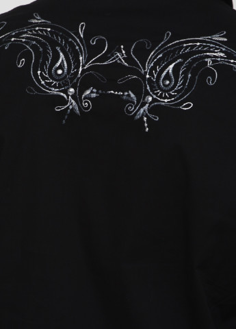 Черная кэжуал рубашка с надписями Arkadia