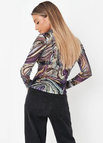 Комбинированная блуза Missguided