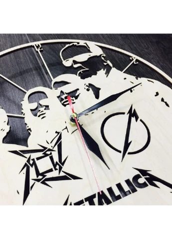 Часы из дерева на стену «Metallica» 7Arts (253565920)