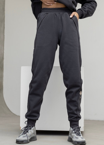 Теплий жіночий костюм (худі, штани) зі швами навиворіт TOTALFIT (303023615)