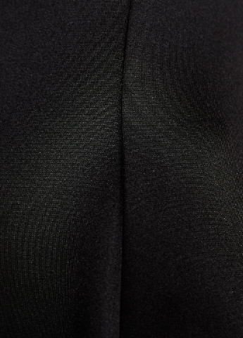 Черное кэжуал платье клеш Zara однотонное