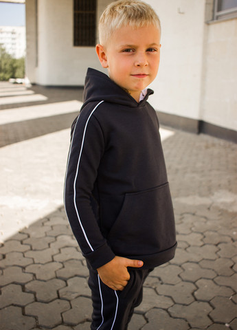 Темно-серый демисезонный костюм (худи, брюки) BRAZERS