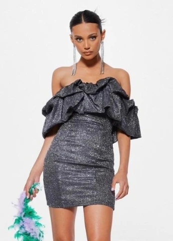 Чорна кежуал сукня Missguided однотонна