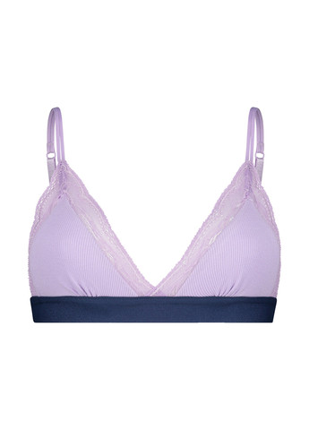 Сиреневый триэнджел бюстгальтер Hunkemoller без косточек хлопок