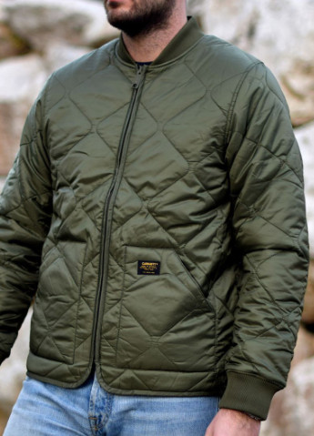 Оливковая (хаки) демисезонная куртка Carhartt
