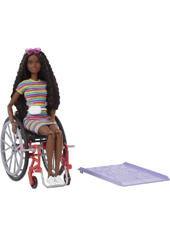 Лялька Barbie Fashionistas Doll #166 Барбі на інвалідному візку (GRB94) Mattel (255665327)