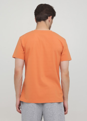 Оранжевая футболка с коротким рукавом Трикомир