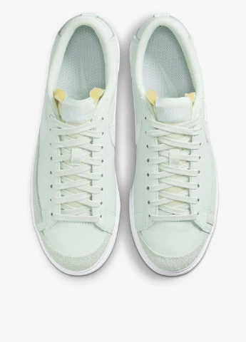 Кроссовки DJ0292-300 Nike Blazer Low Platform салатовые демисезоны (317286273)