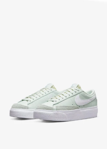 Кроссовки DJ0292-300 Nike Blazer Low Platform салатовые демисезоны (317286273)