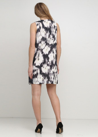 Світло-сіра кежуал платье коротка H&M з малюнком