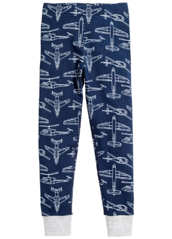 Синяя всесезон пижама (лонгслив, брюки) H&M