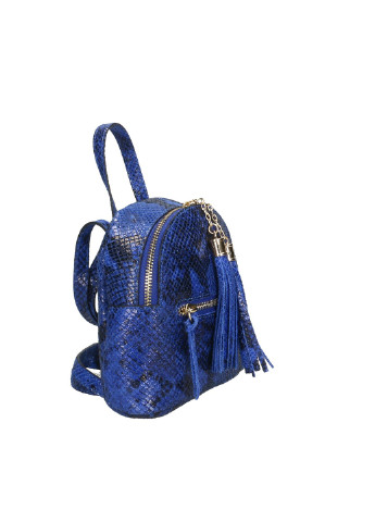 Рюкзак Italian Bags однотонная синяя кэжуал