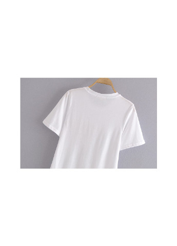 Белая летняя футболка женская australia Berni Fashion WF-6279
