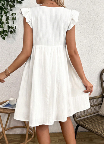 Білий кежуал сукня для вагітних SHEIN однотонна