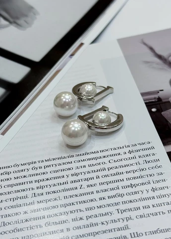 Сережки Silver Flame (317284639)