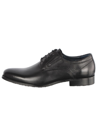 Черные мужские классические туфли 196418 Buts на шнурках