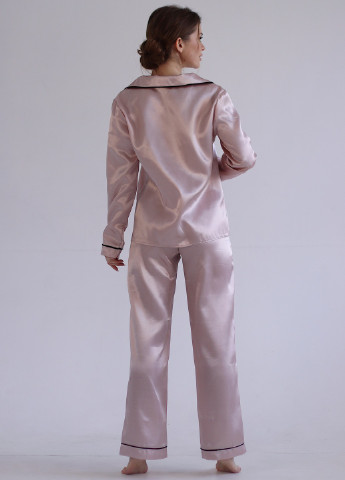 Пудровая всесезон пижама (рубашка + брюки) рубашка + брюки GorLin