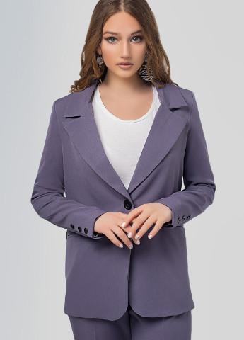 Светло-фиолетовый кэжуал пиджак Azuri - однотонный - демисезонный