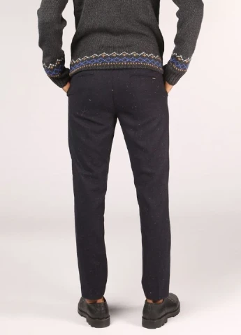 Темно-синие кэжуал демисезонные брюки Scotch & Soda