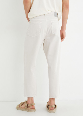 Молочные демисезонные укороченные, прямые джинсы KOTON