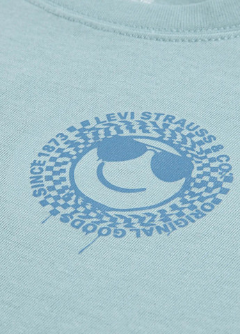 Синій літній комплект (футболка, шорти) Levi's