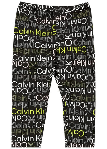 Черные демисезонные леггинсы Calvin Klein