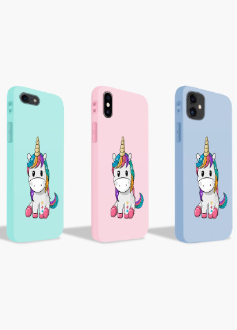 Чохол силіконовий Apple Iphone 7 Єдиноріг (Unicorn) Білий (17361-1390) MobiPrint (219518321)