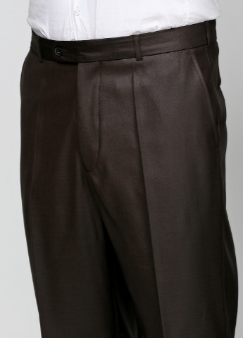 Коричневий демісезонний костюм (піджак, брюки) брючний Galant
