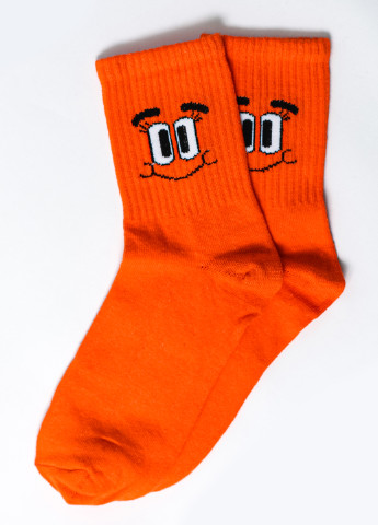 Шкарпетки Час Пригод-9 помаранчеві 223-50 Crazy Llama`s помаранчеві повсякденні