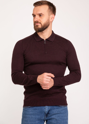 Бордовый демисезонный свитер Trend Collection