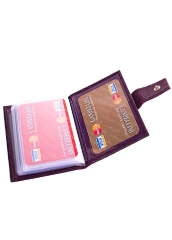 Жіноча шкіряна візитниця 7,5х10х1,2 см Canpellini (212705455)