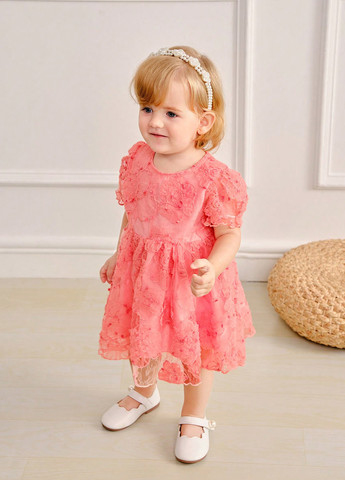 Коралловое платье SHEIN (323082744)